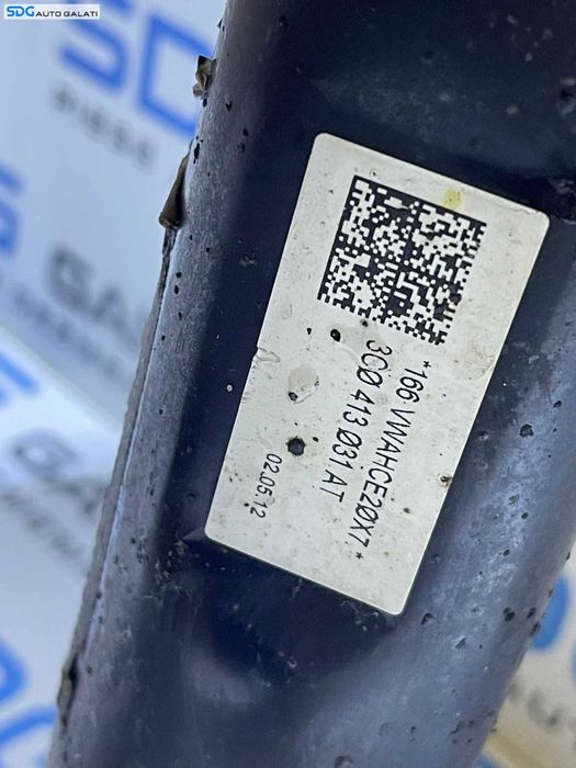 Telescop Amortizor Fata Dreapta Complet Cu Arc si Flansa Skoda Superb 2 2008 - 2015 Cod 3C0413031AT