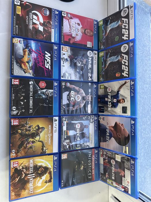 Sony playstation gta 5 mafia god of  ufc nhl mk11 minecraft fifa rdr 2