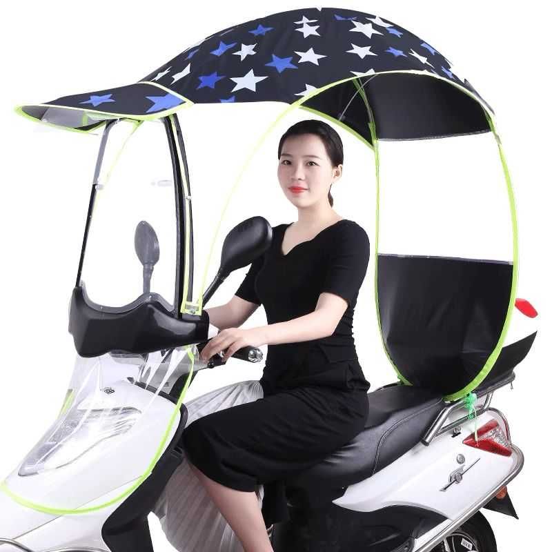 Ветровик / крыша / дождевик / зонт для мотоцикла, мопеда, скутера