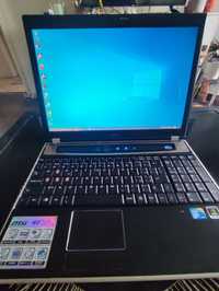 Laptop MSI GT627 gaming FHD GTS160m GS QuadCore Q9000 15.4 4Gb RAM SSD