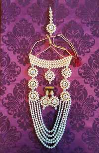 Комплект бижута индийски за сватба или къна