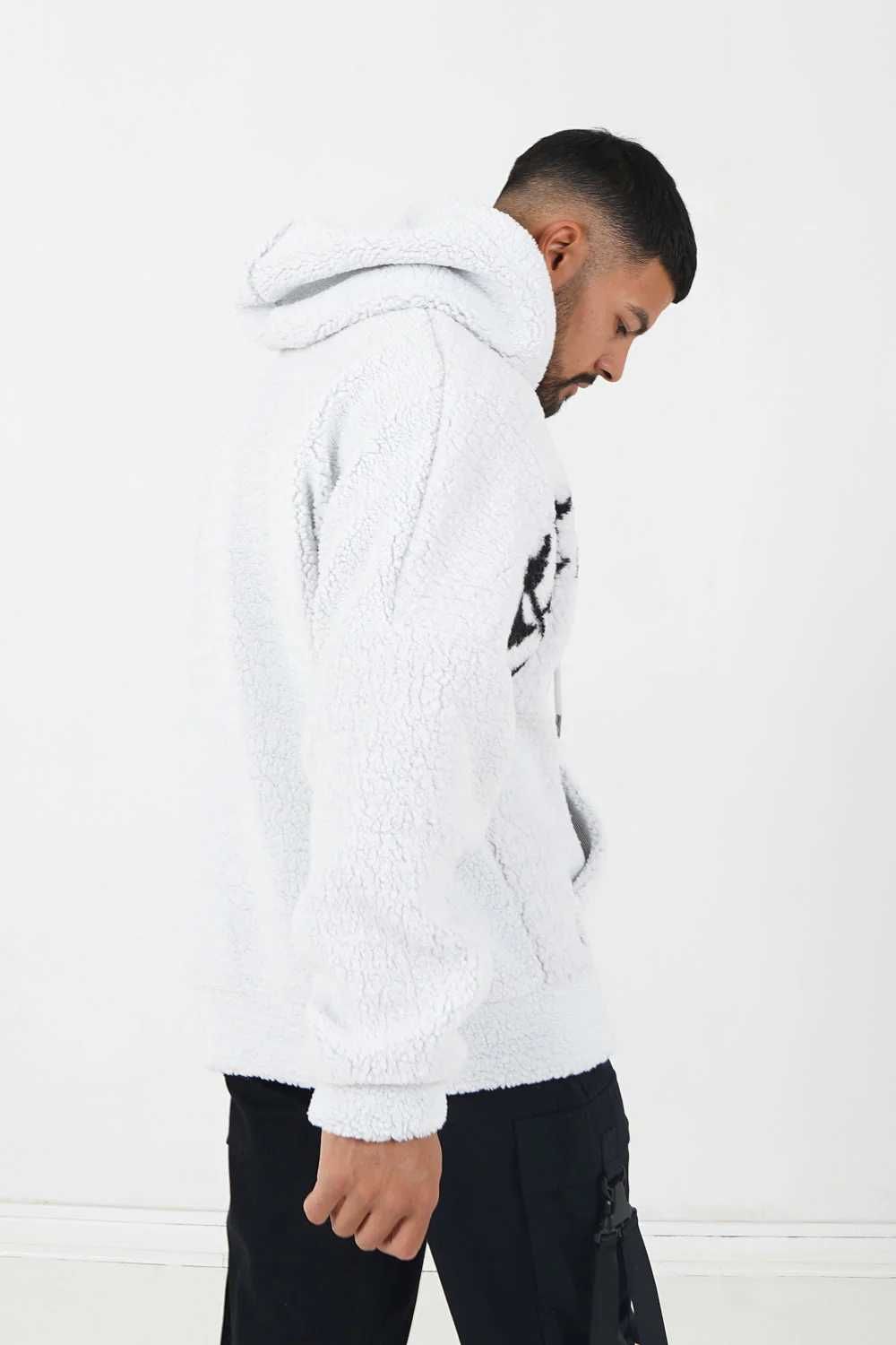 НОВО Sixth June Sherpa Оversized Hoodie мъжки суичър/худи/шерпа/теди