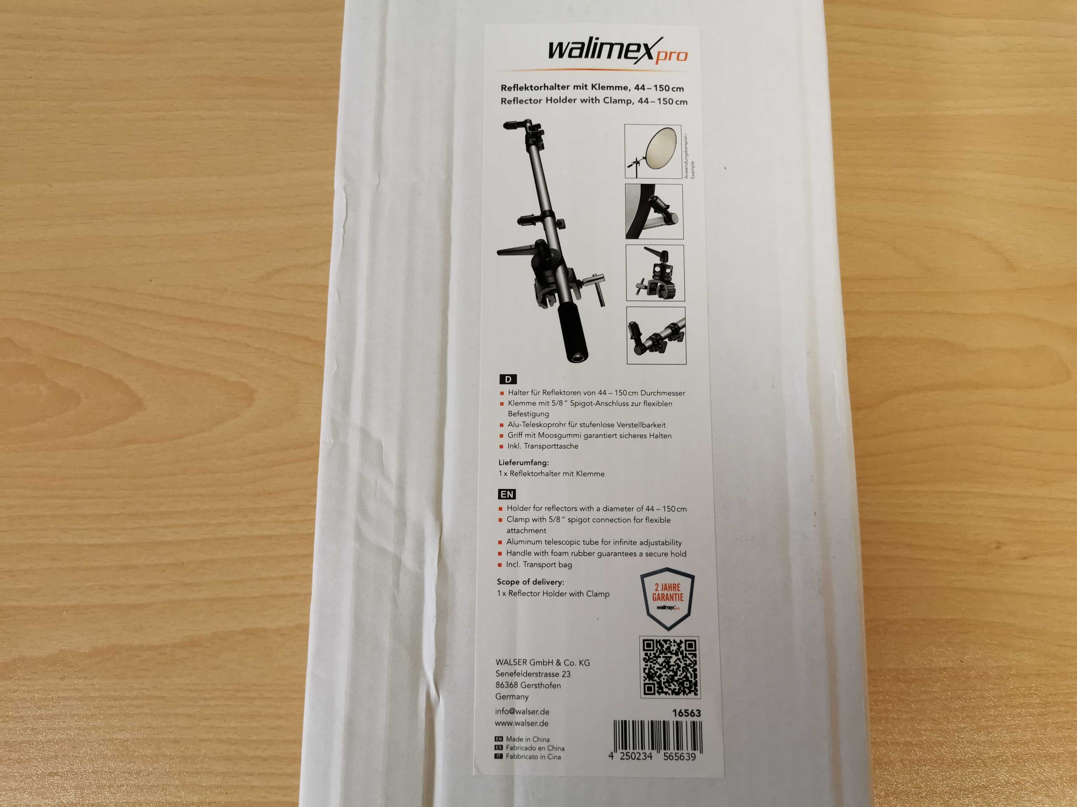 Walimex Pro държач за рефлектори до 150 см и прикрепяне към статив