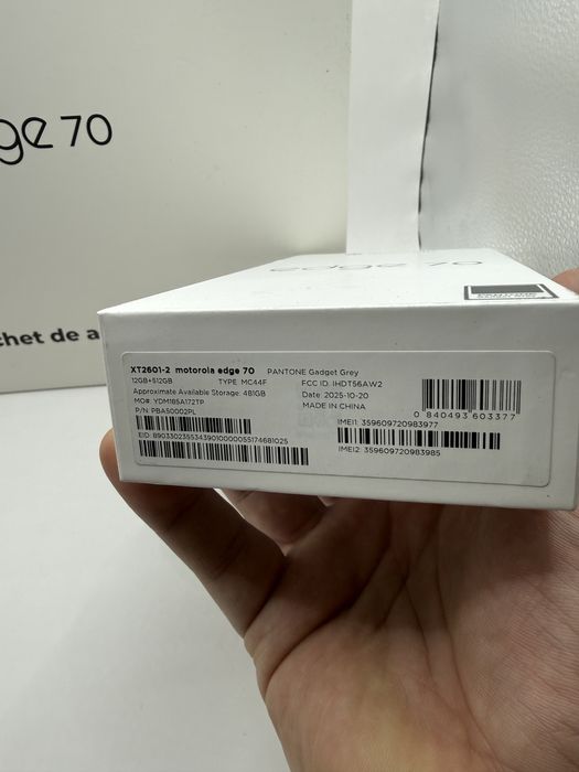 Motorola Edge 70 + pachet de accesorii sigilate