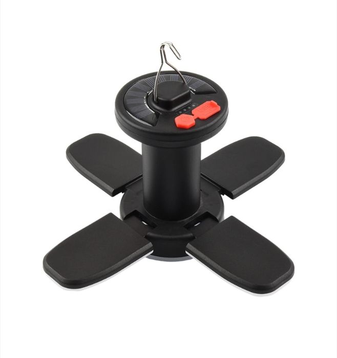 Соларен къмпинг фенер, сгъваем,6 режима на светене