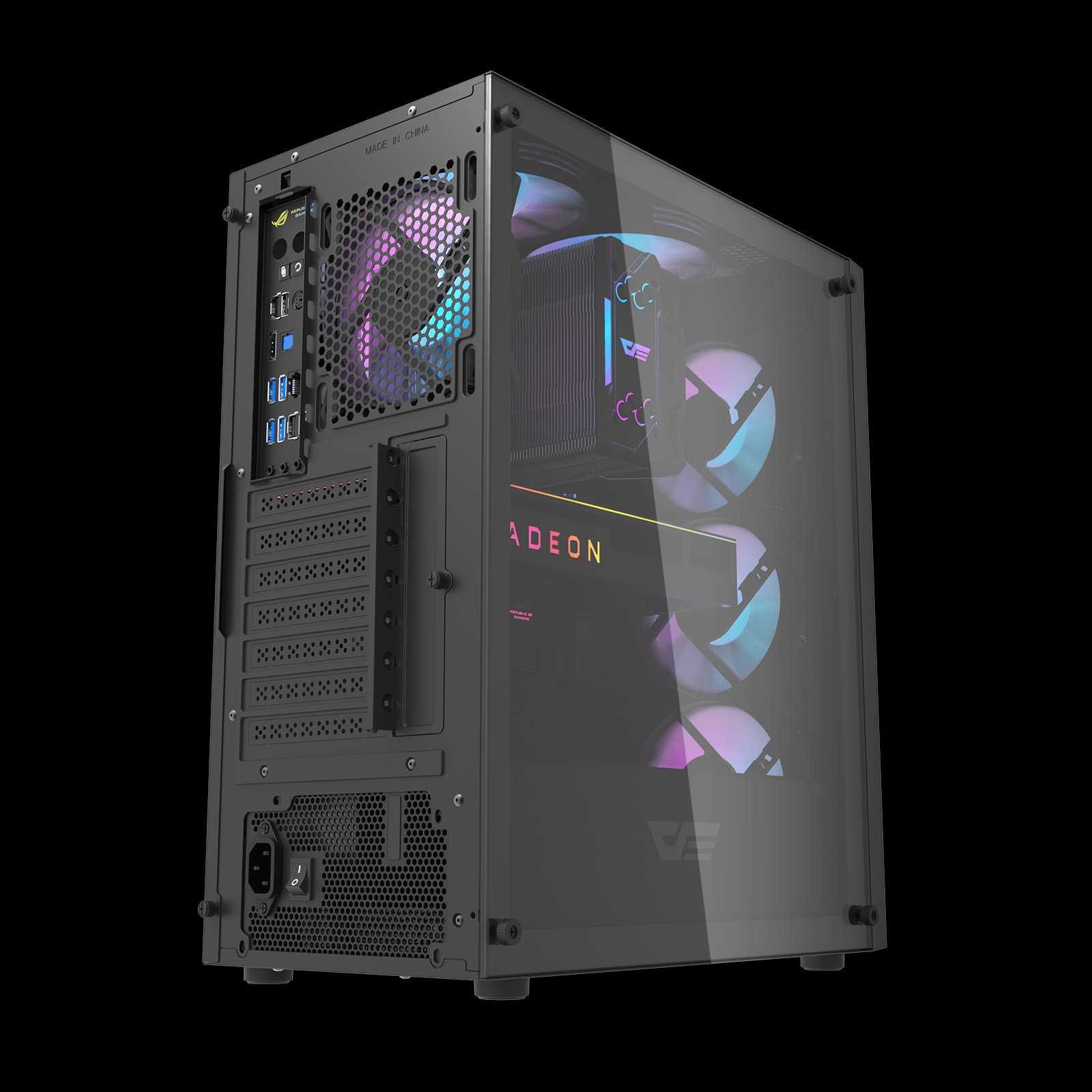 [НОВЫЙ] Корпус DarkFlash DK350 BLACK (with 4 fans)