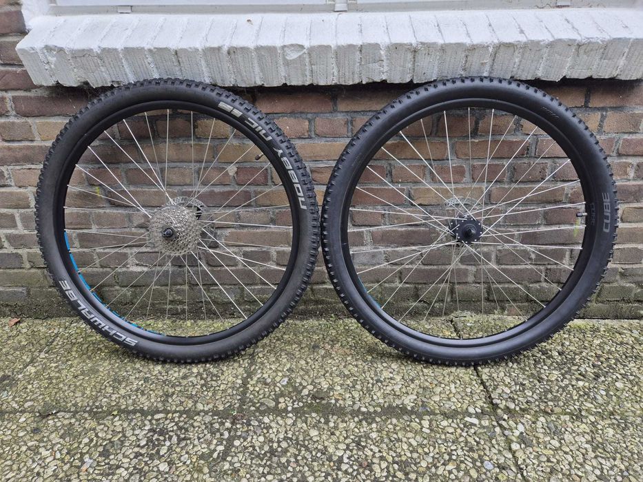 Roti MTB Cube, 29 inch, complete, stare foarte buna