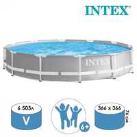 Intex 3.66х76 каркасный бассейн 6503 л
