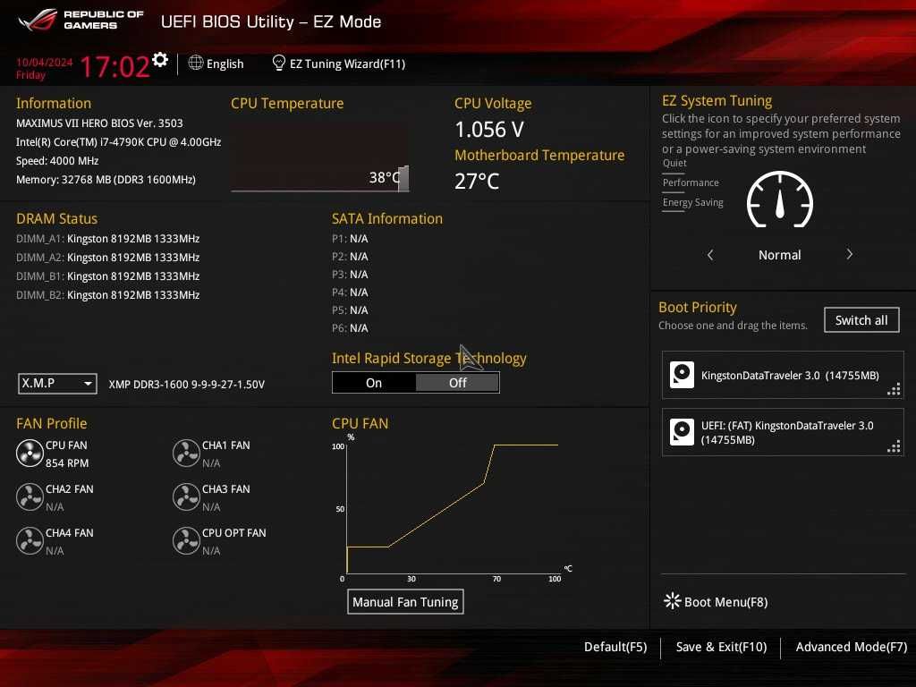 Дъно Дънна платка ASUS Z97 Maximus Hero VII 1150 DDR3 OVERCLOCK