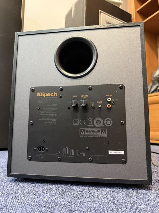 Subwoofer Klipsch R-100SW,Difz De 10”/25Cm,Clasa Reference,