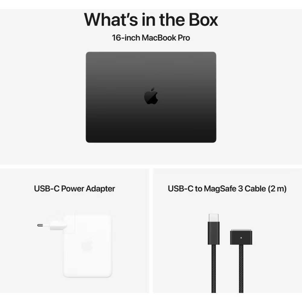 MacBook Pro 16" Apple M4 Pro, 24GB RAM, 512GB SSD, Black, MX2X3RO/A
