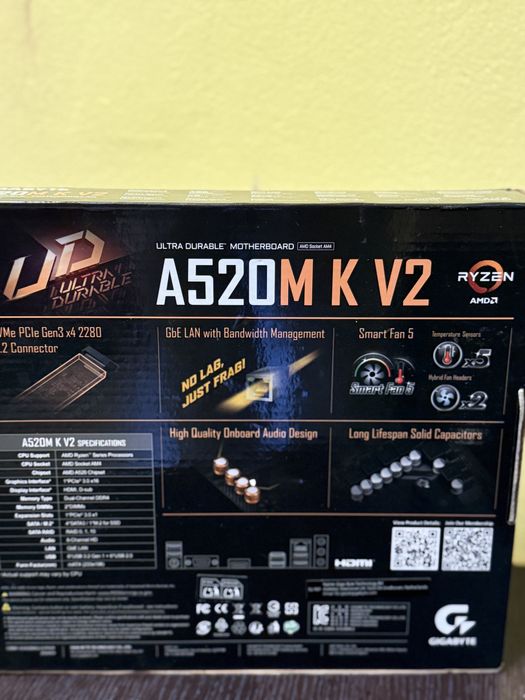 Placa de baza Gigabyte A520M K V2
