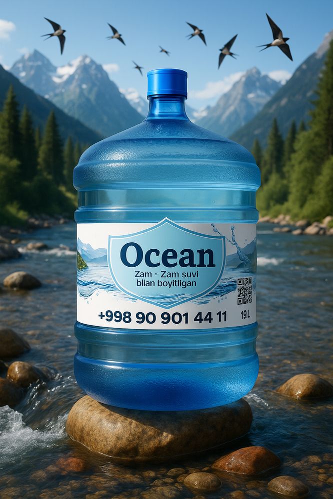 Kuller suv 19 litr zamzam Куллерная вода 19литров замзам