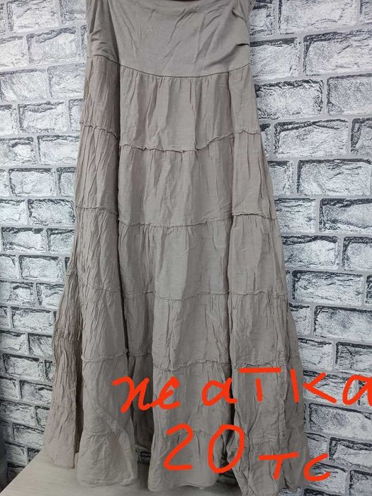 Продается юбка креп шифон 48 размер черная