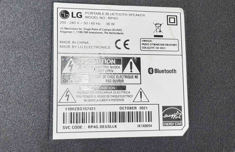 Тонколона LG XBOOM360 RP4G Audio System