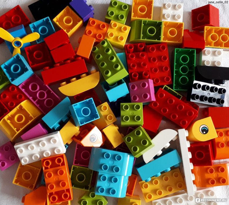 Лего кубики разных размеров
