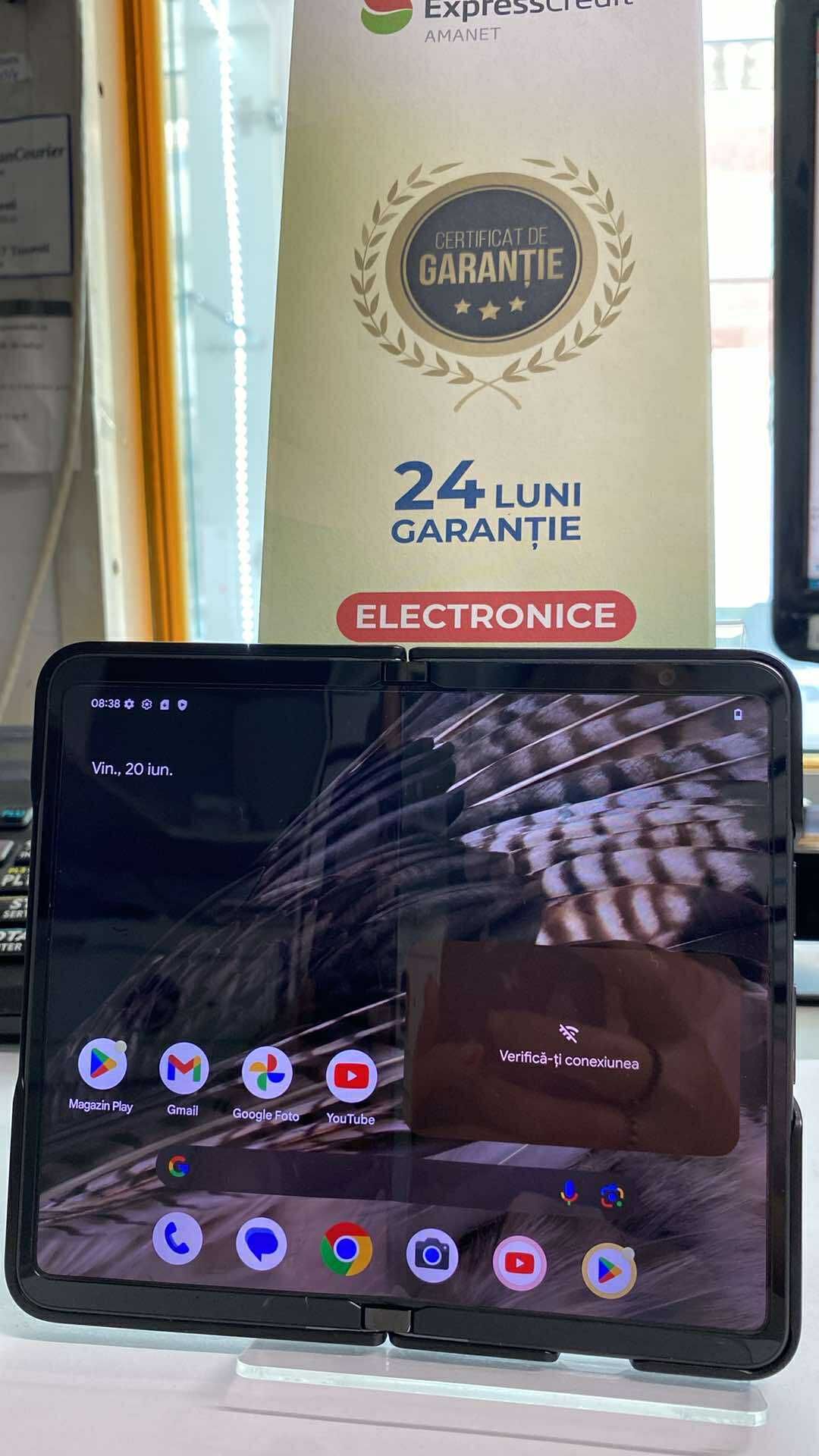 Google Pixel Fold 256GB (Ag8 Tudor1/B31614) – Garantie 2 Ani!