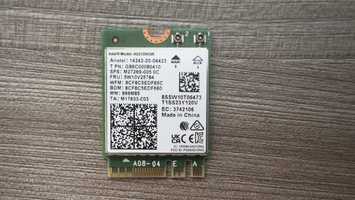 Placa de rete wireless Wi-Fi 6E Intel AX210NGW