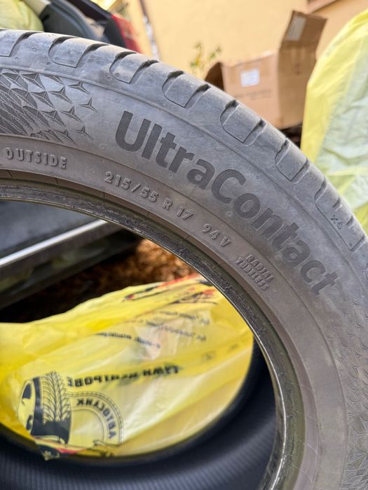 Гуми Continental Ultracontact 215/55/17 94V DOT 2022 4 броя