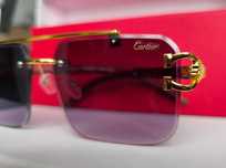 Ochelari de soare Cartier Leopard mov