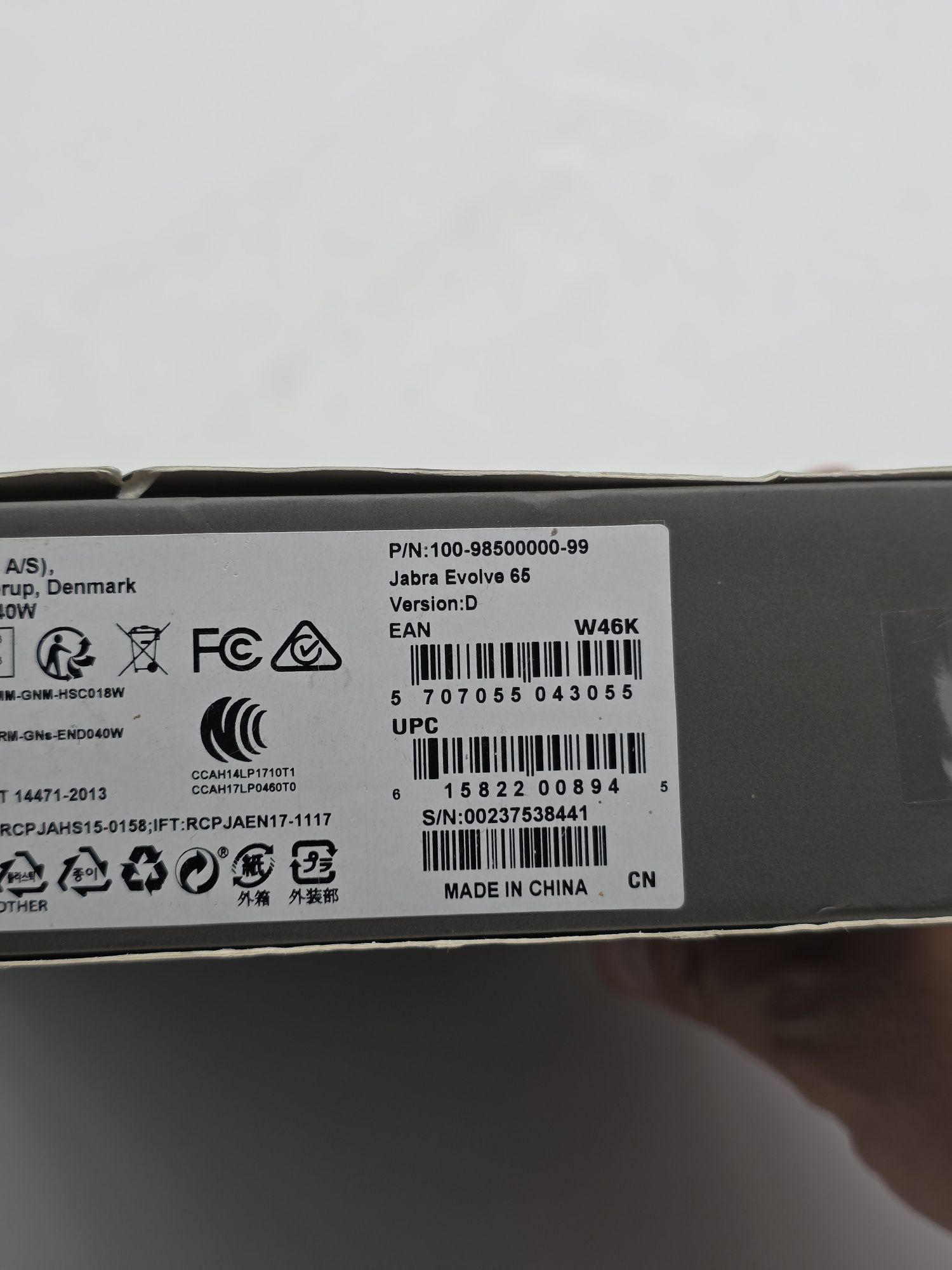 Casti wireless cu microfon Jabra Evolve 65, noi