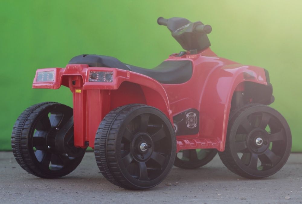 ATV electric pentru copil 1-3 ani, Offroad Panda 35W 6V 4.5Ah #Rosu