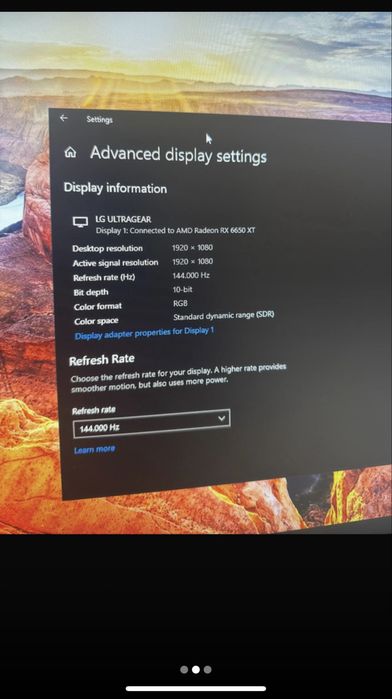 Monitor Gaming LG Ultragear 144hz