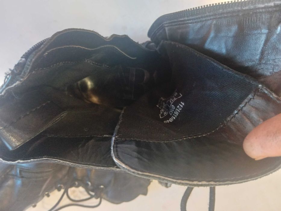 ZARA кожени боти 39