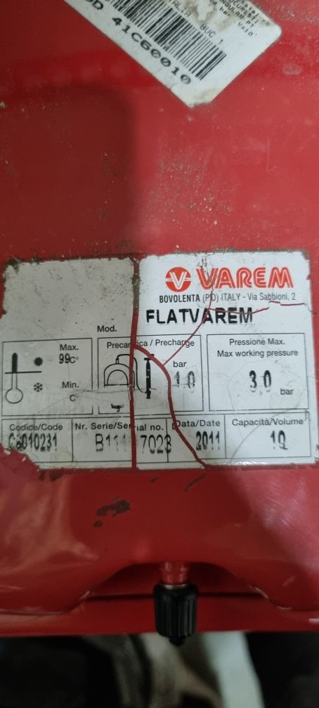 Vas de expansiune 10 L Varem Italy