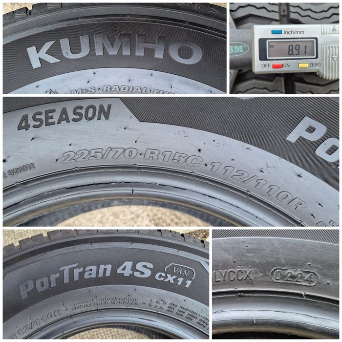 O bucată 225/70 R15C M+S iarnă - una Semperit Sailun Kumho