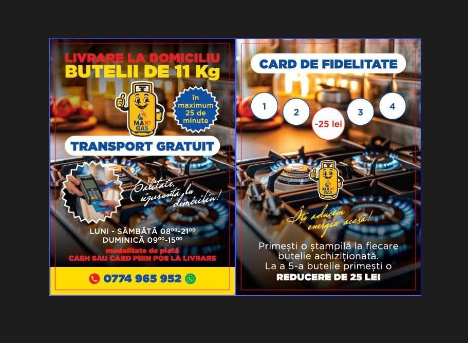 Livrare butelii aragaz la domiciliu