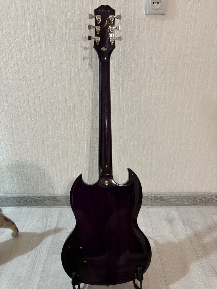 Epiphone SG modern figured purple