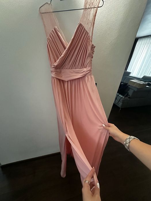 Rochie lunga fara maneci