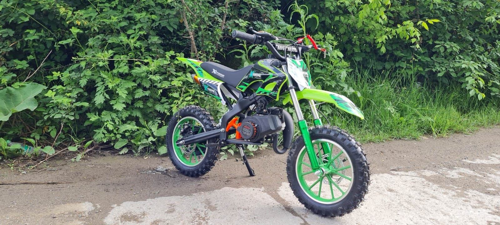 Motocross motoretă Cross Pocket Bike pentru copii cu motor pe benzina