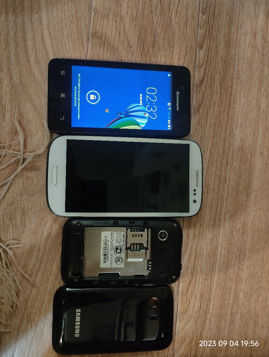 Продам 3 телефона Lenovo A319 4gb,Samsung s5230,Nokia C6