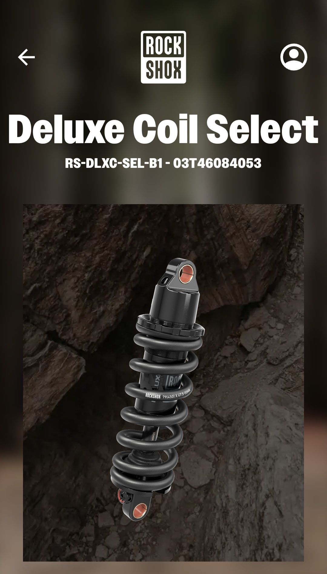 Shock nou MTB RockShox Deluxe Coil Select