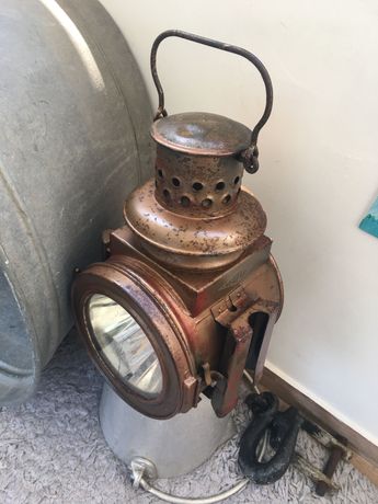 Vintage Osmeka lampa,felinar tren, calea ferata