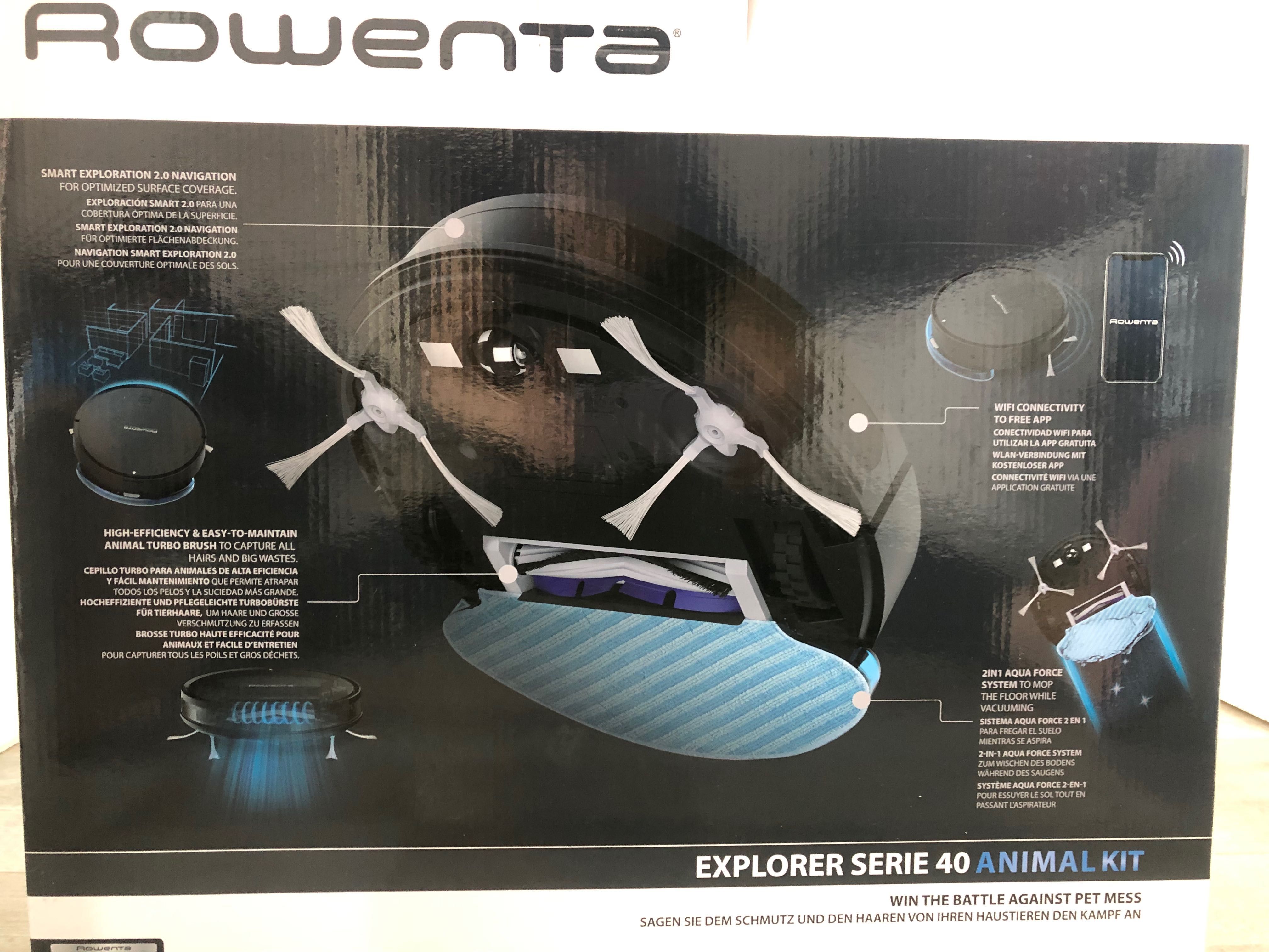 Робот прахосмукачка Rowenra X-plorer Serie 40 Animal Kit