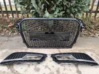 Grila RS pentru AUDI A4 B8 Facelift (2012-2015) RS4 Negru Lucios