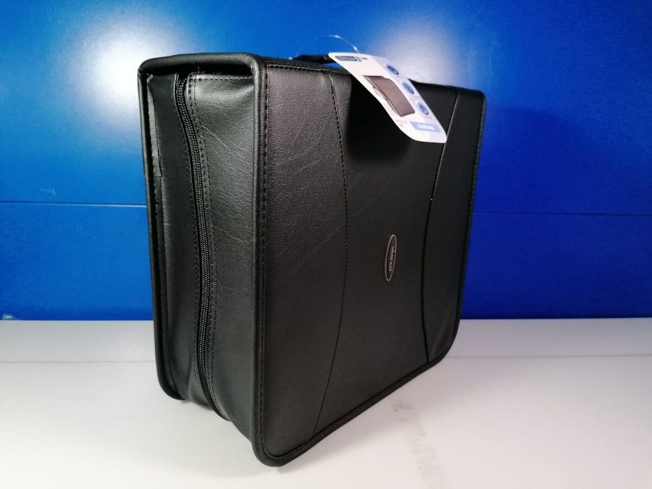 Geanta organizator CD , 320 buc , negru , piele artificiala Vivanco