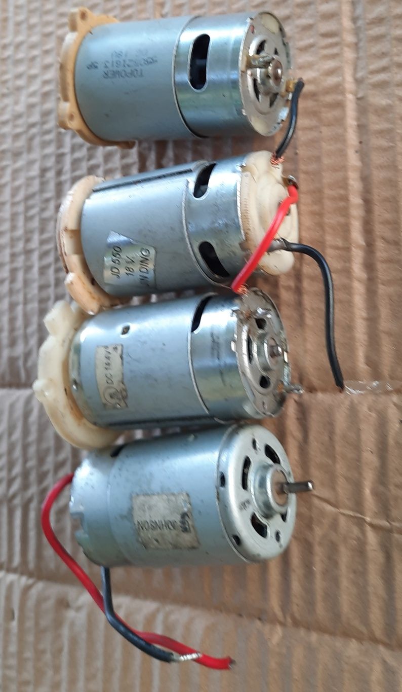 Motoare, motorase c.c. electrice filetante, tensiuni diferite