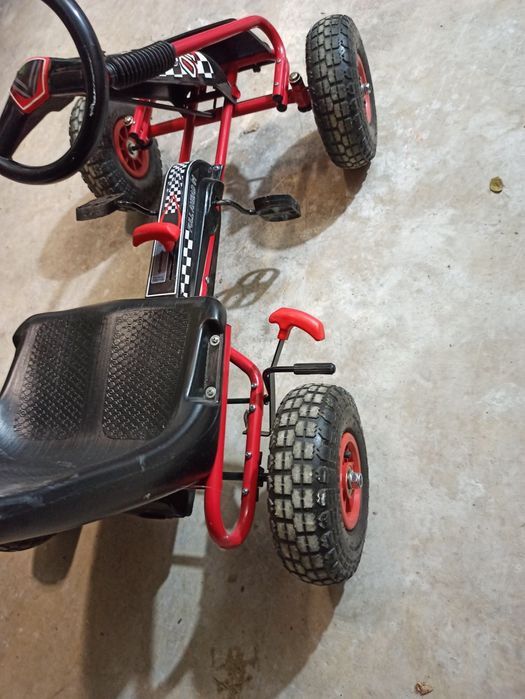 Картинг с педали и регулируема седалка vidaXL червен

Очак