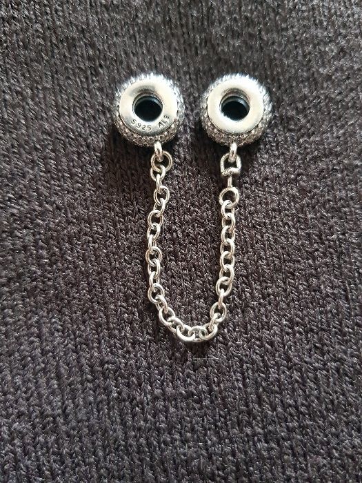 Lant de siguranta Bratara PANDORA Argint 925 "Inspiratie Pave"