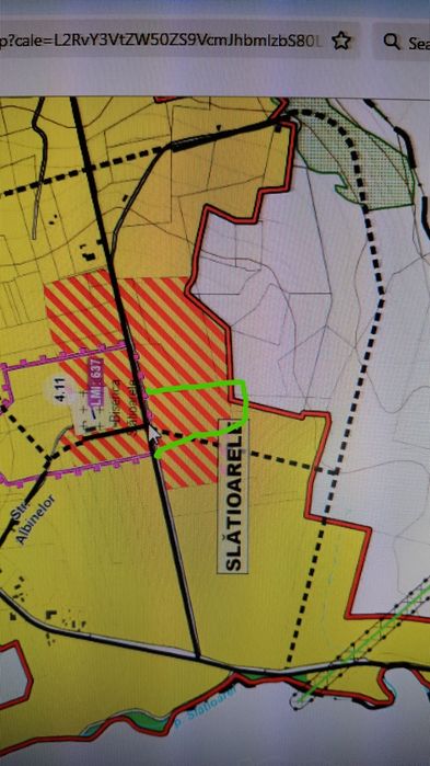Teren intravilan 2500m Ocnele Mari Slatioare