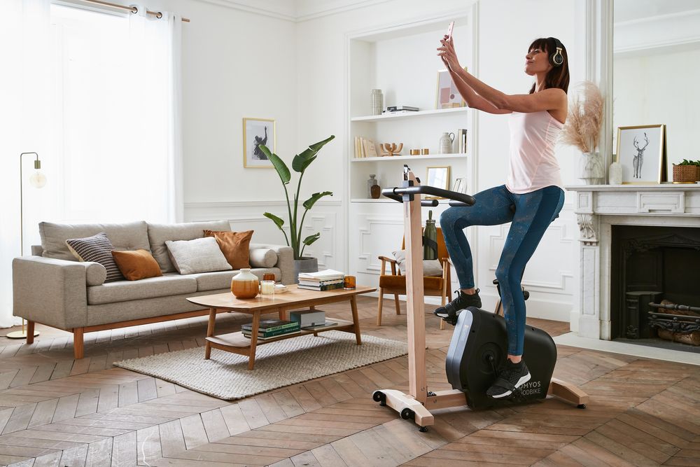 Bicicletă de apartament Woodbike (parte - produs resigilat Decathlon