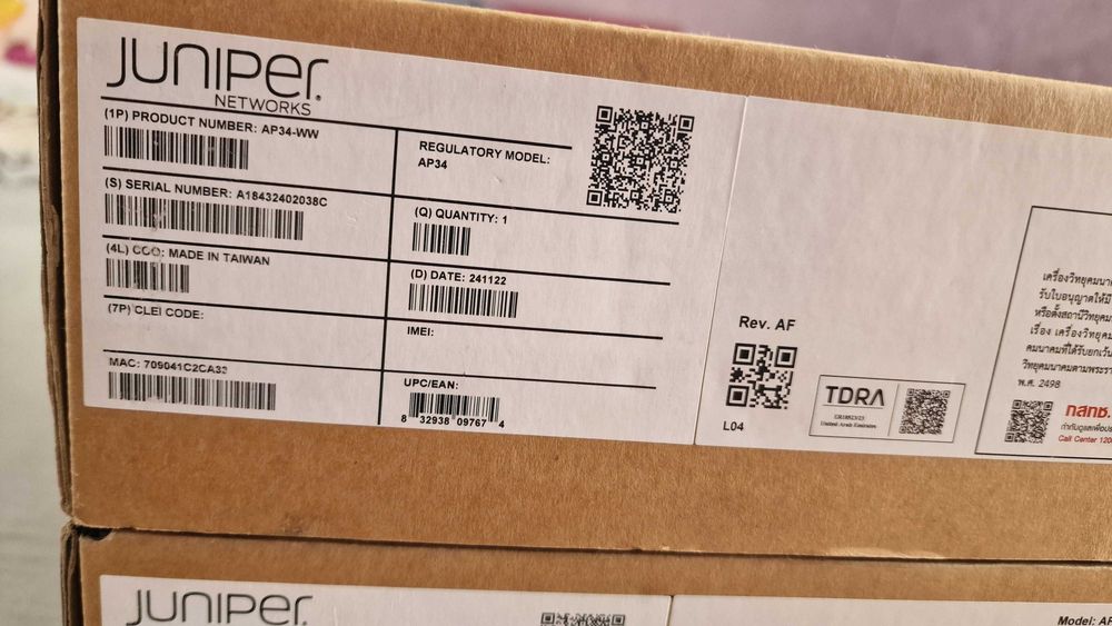 Access Point Juniper AP34, White, produs nou, a/b/g/n/ac/ax