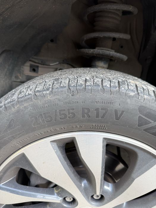 Jante 17 aliaj + anvelope de vara continental eco 6