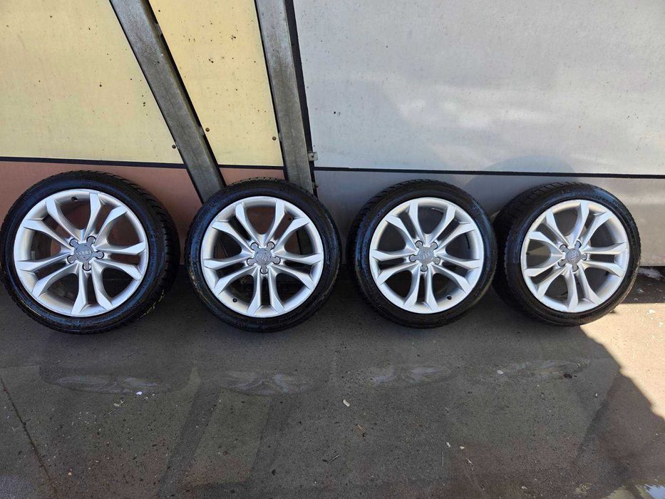 Джанти с зимни гуми за ауди а4 б8 225/45/18, audi a4 b8