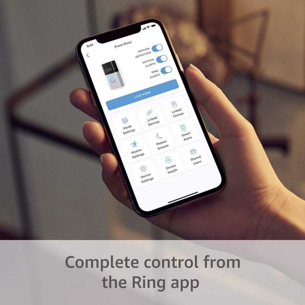 Ring Doorbell 3 Смарт видео звънец домофон с камера/батерия