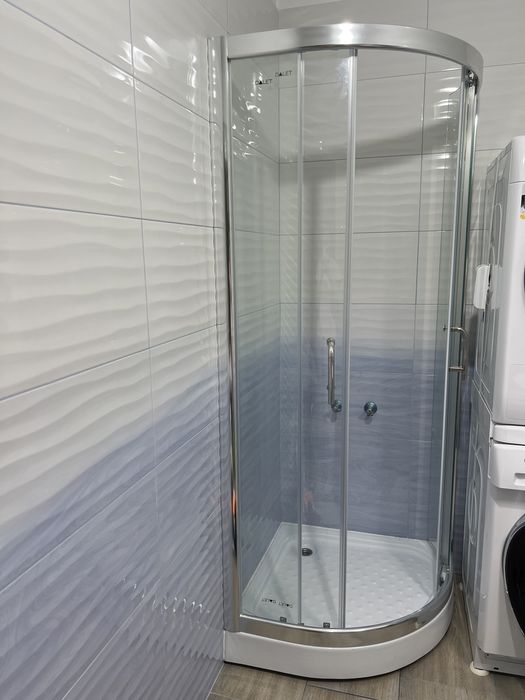 Cabina dus cu cadita si sifon 80x80 cm delta studio